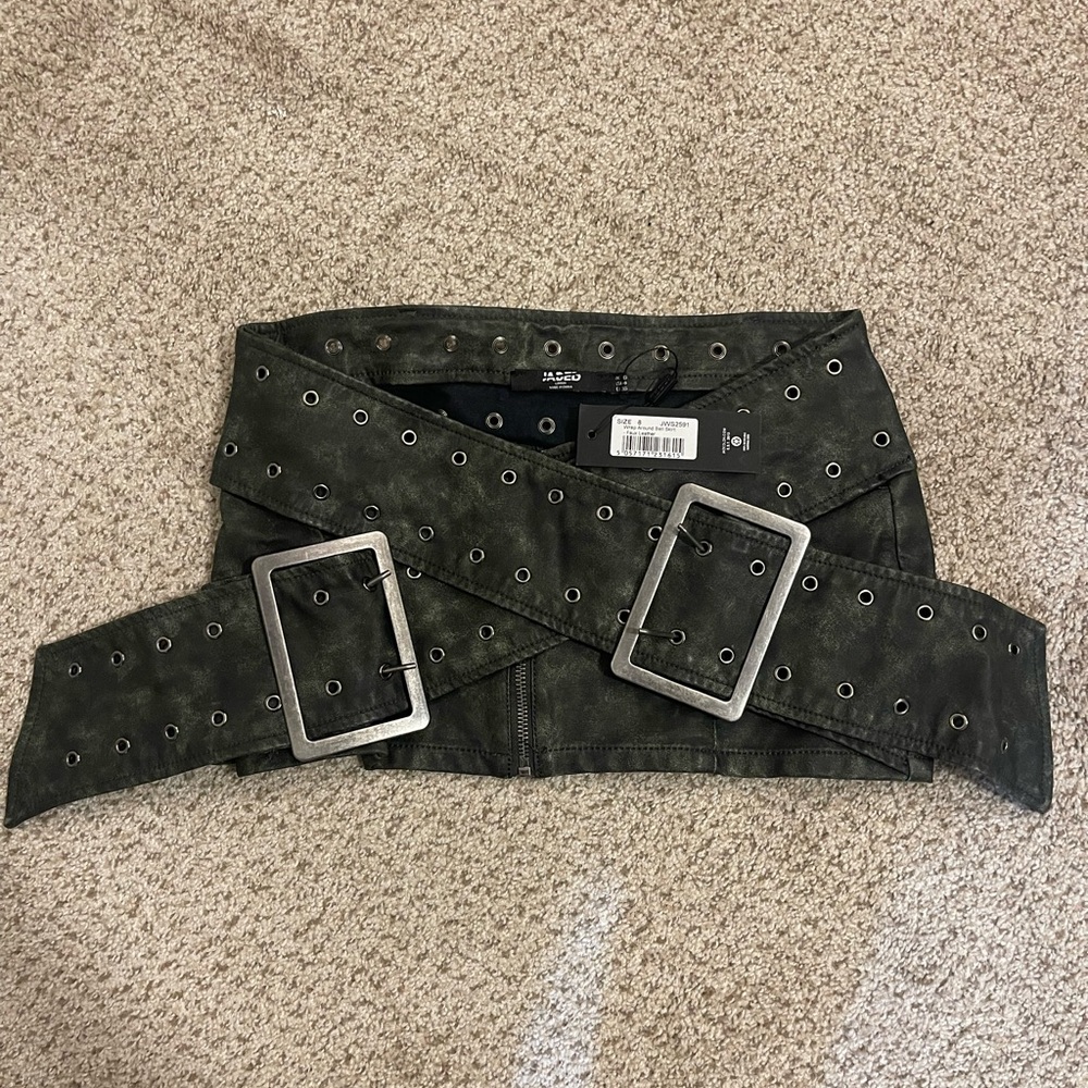Jaded London Assassin Micro Mini Skirt